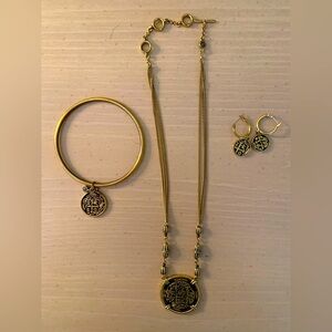 Monet Roman Coin Jewelry Set